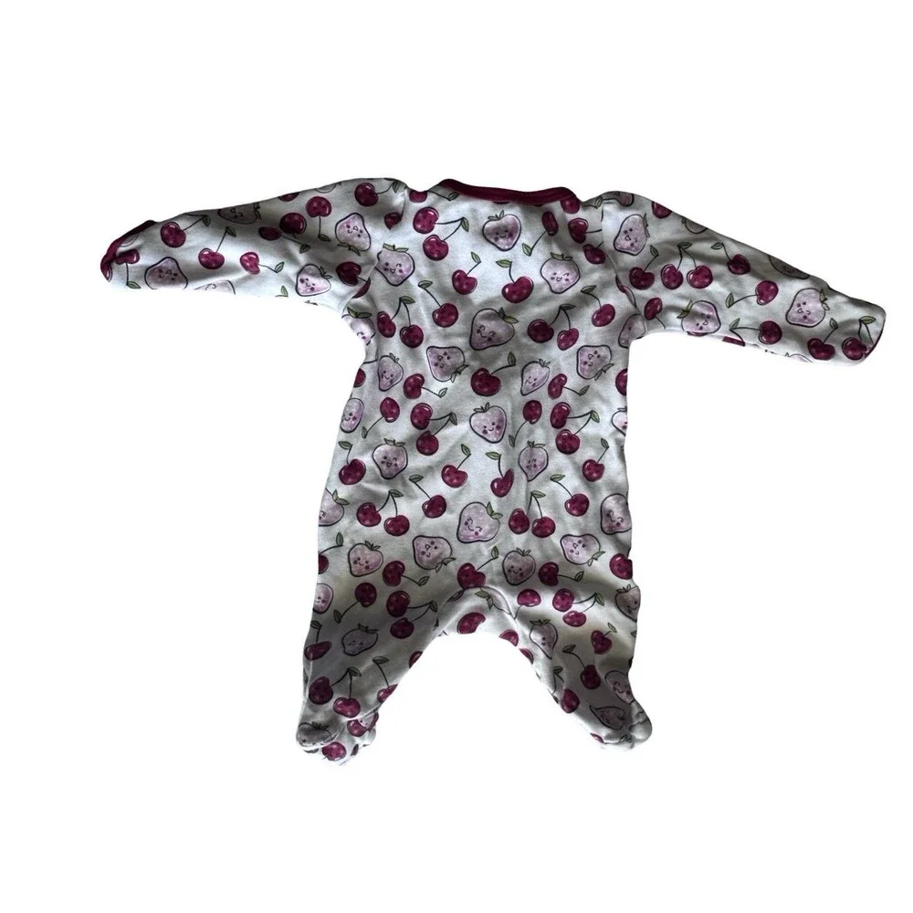Cherries Strawberries Newborn Sleeper Wonder Nation